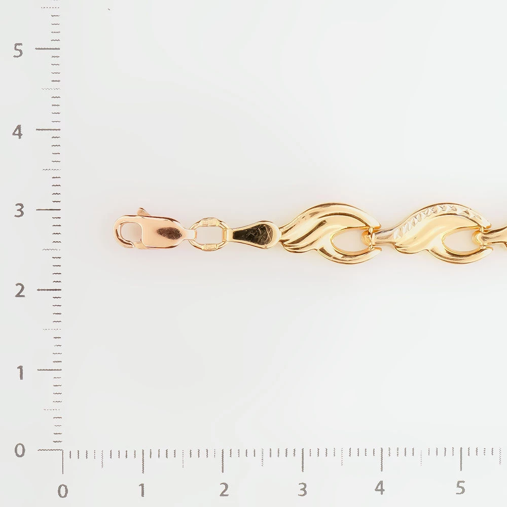 Браслет из красного золота 585 пробы