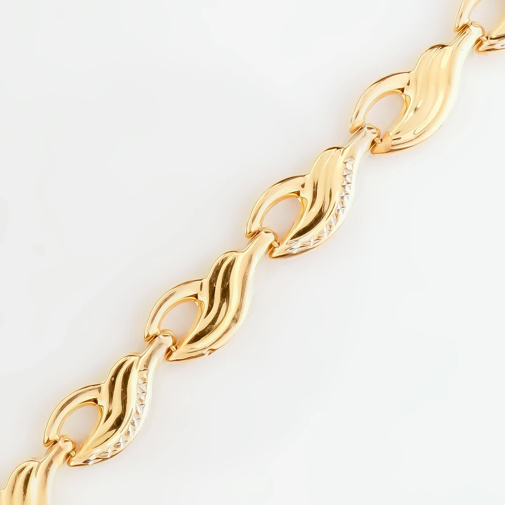 Браслет из красного золота 585 пробы