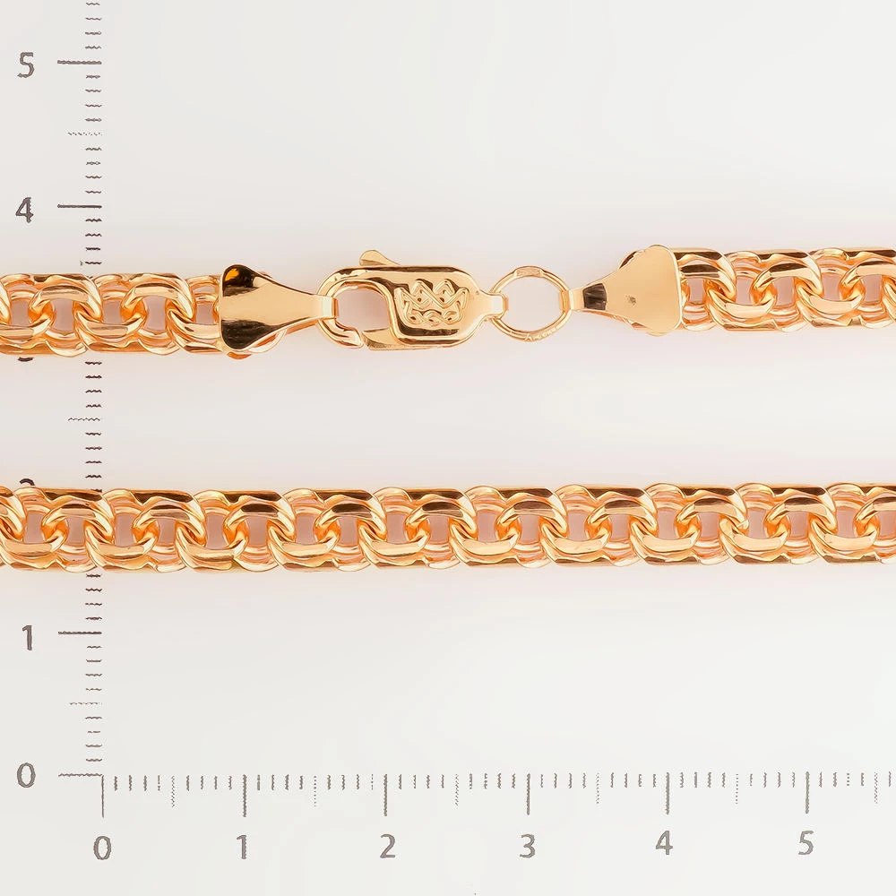 Браслет из красного золота 585 пробы