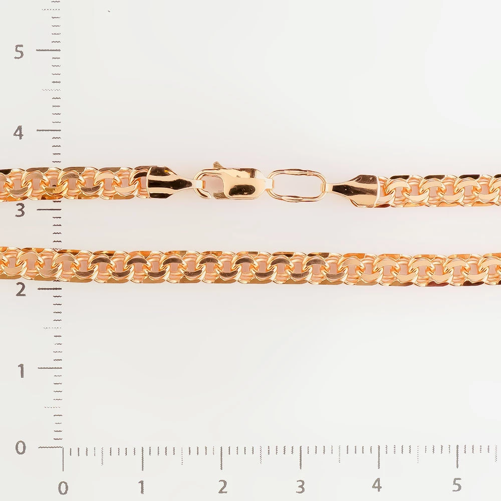 Браслет из красного золота 585 пробы