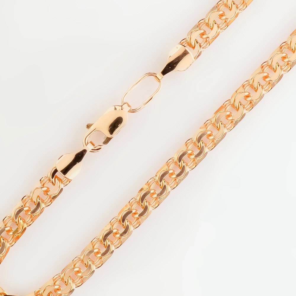 Браслет из красного золота 585 пробы