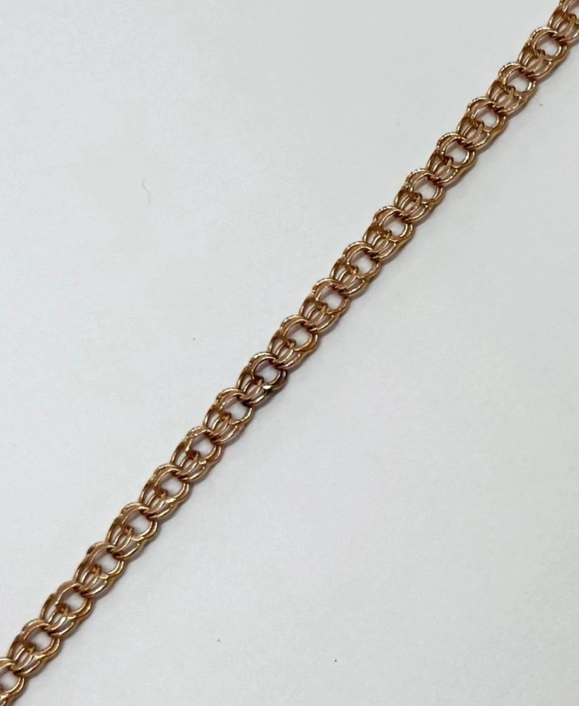 Браслет из красного золота 585 пробы