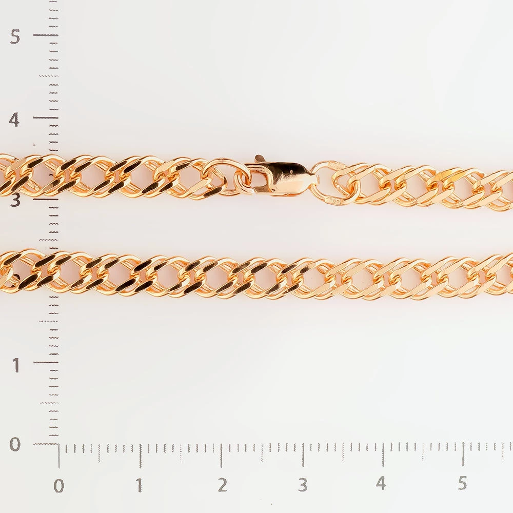 Браслет из красного золота 585 пробы