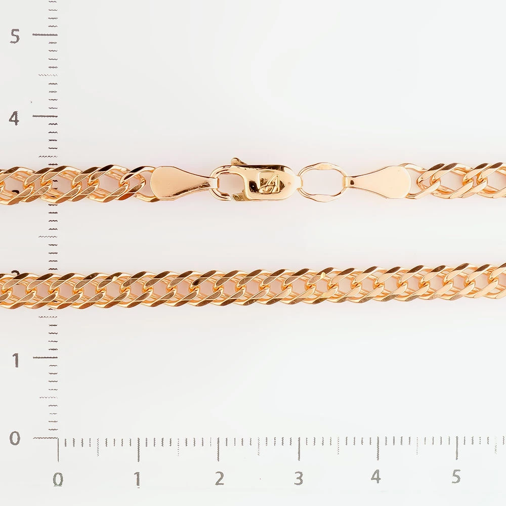 Браслет из красного золота 585 пробы