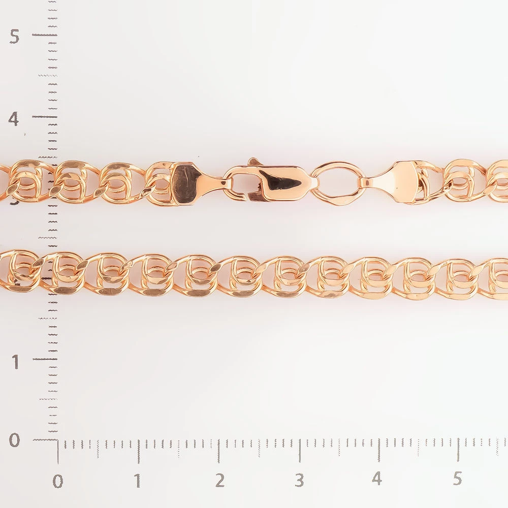 Браслет из красного золота 585 пробы