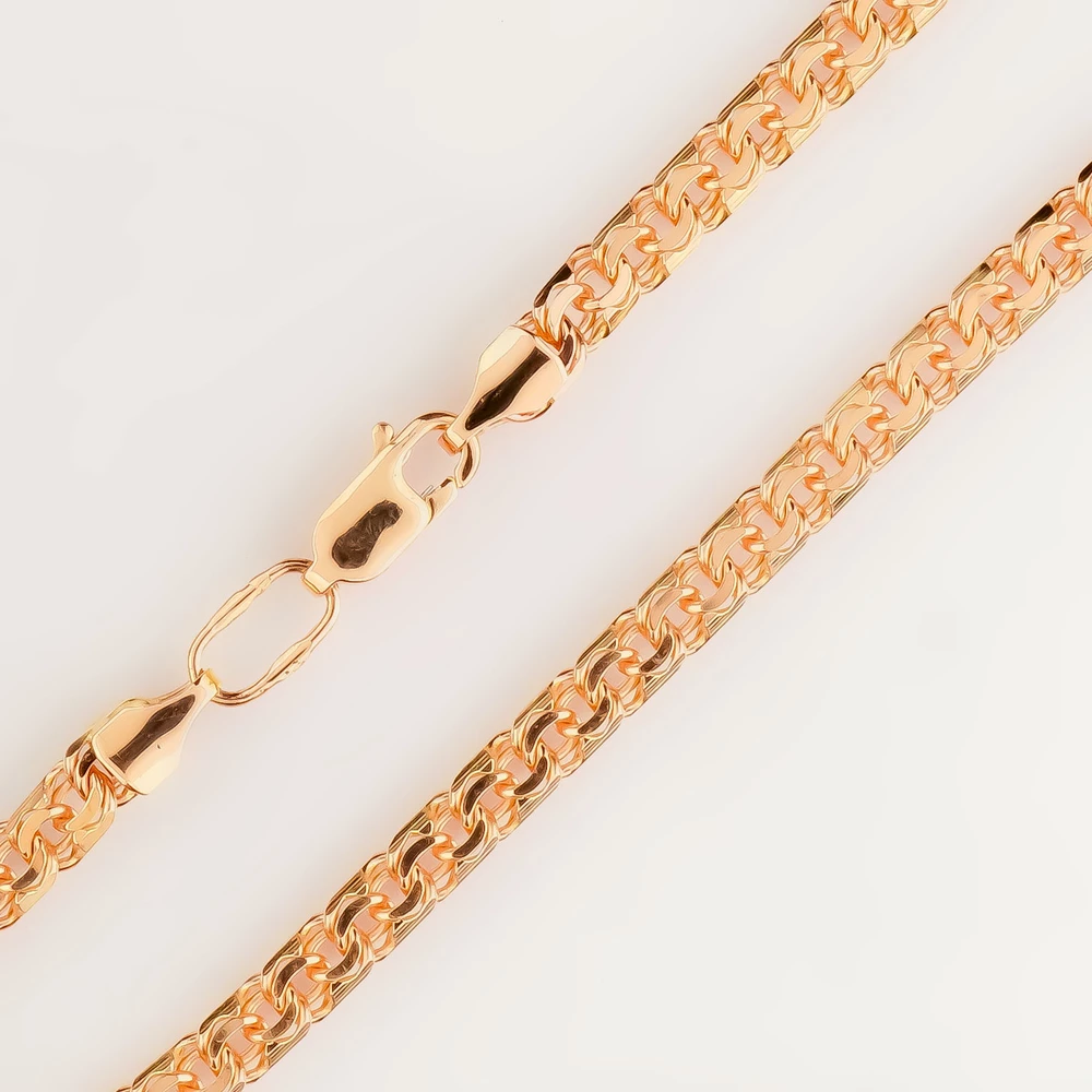 Браслет из красного золота 585 пробы