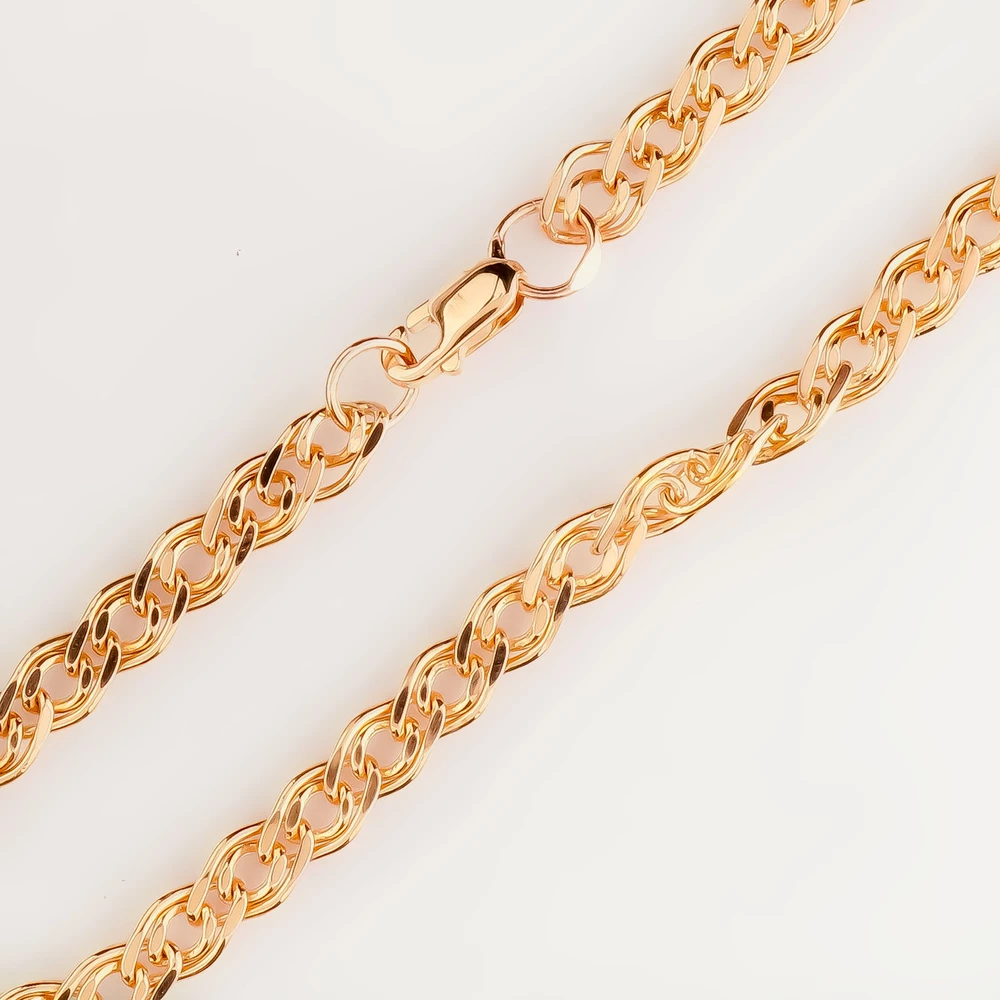 Браслет из красного золота 585 пробы