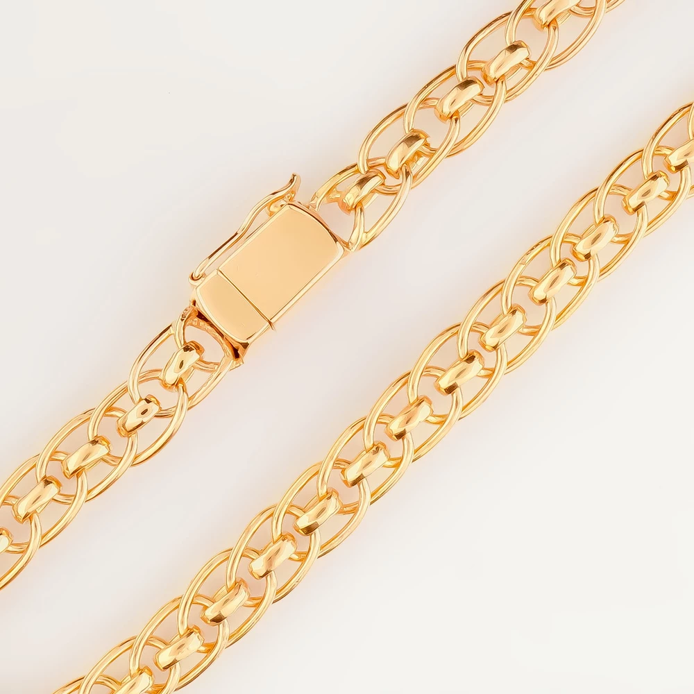 Браслет из красного золота 585 пробы