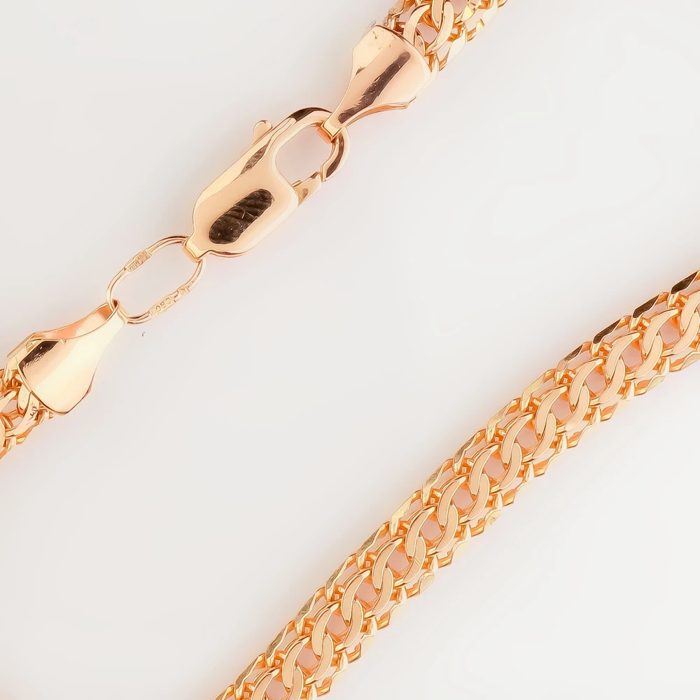 Браслет из красного золота 585 пробы