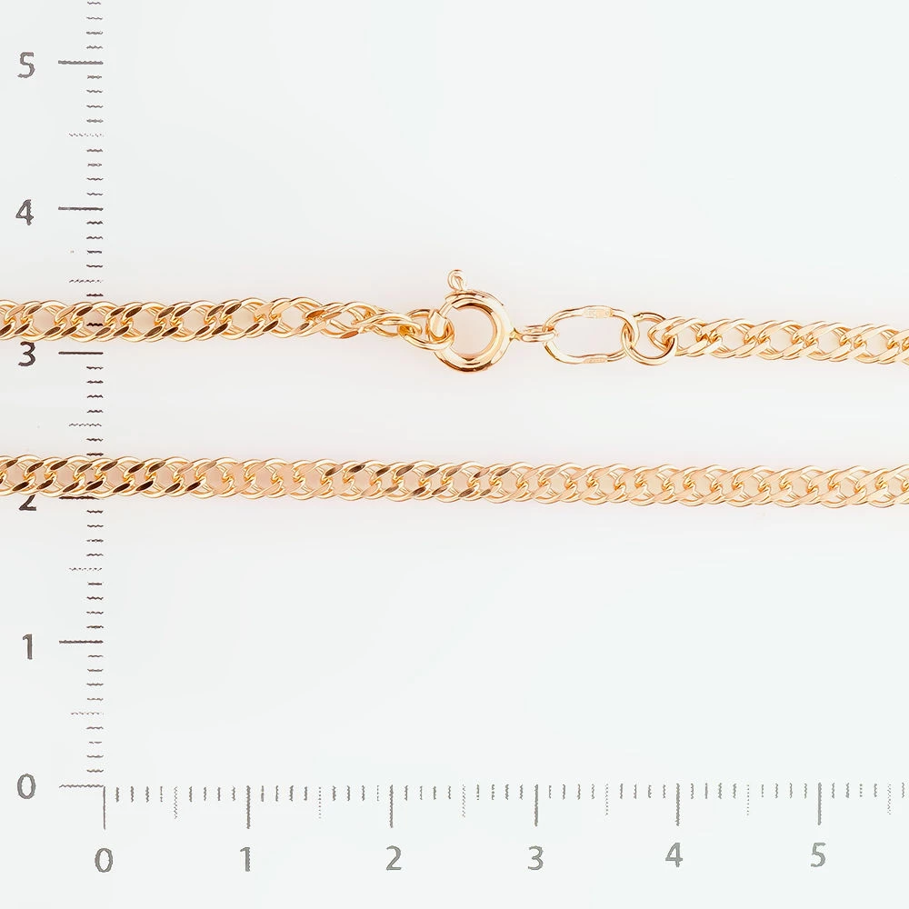 Браслет из красного золота 585 пробы