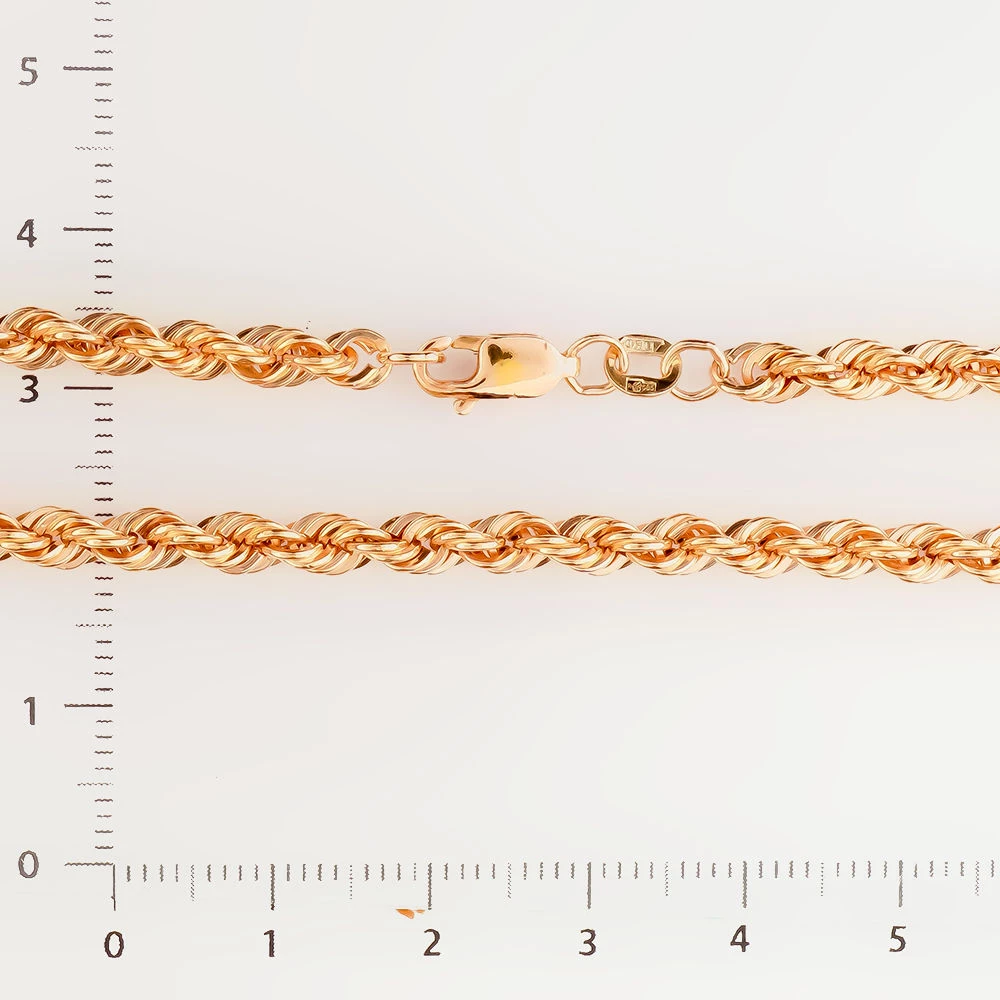 Браслет из красного золота 585 пробы