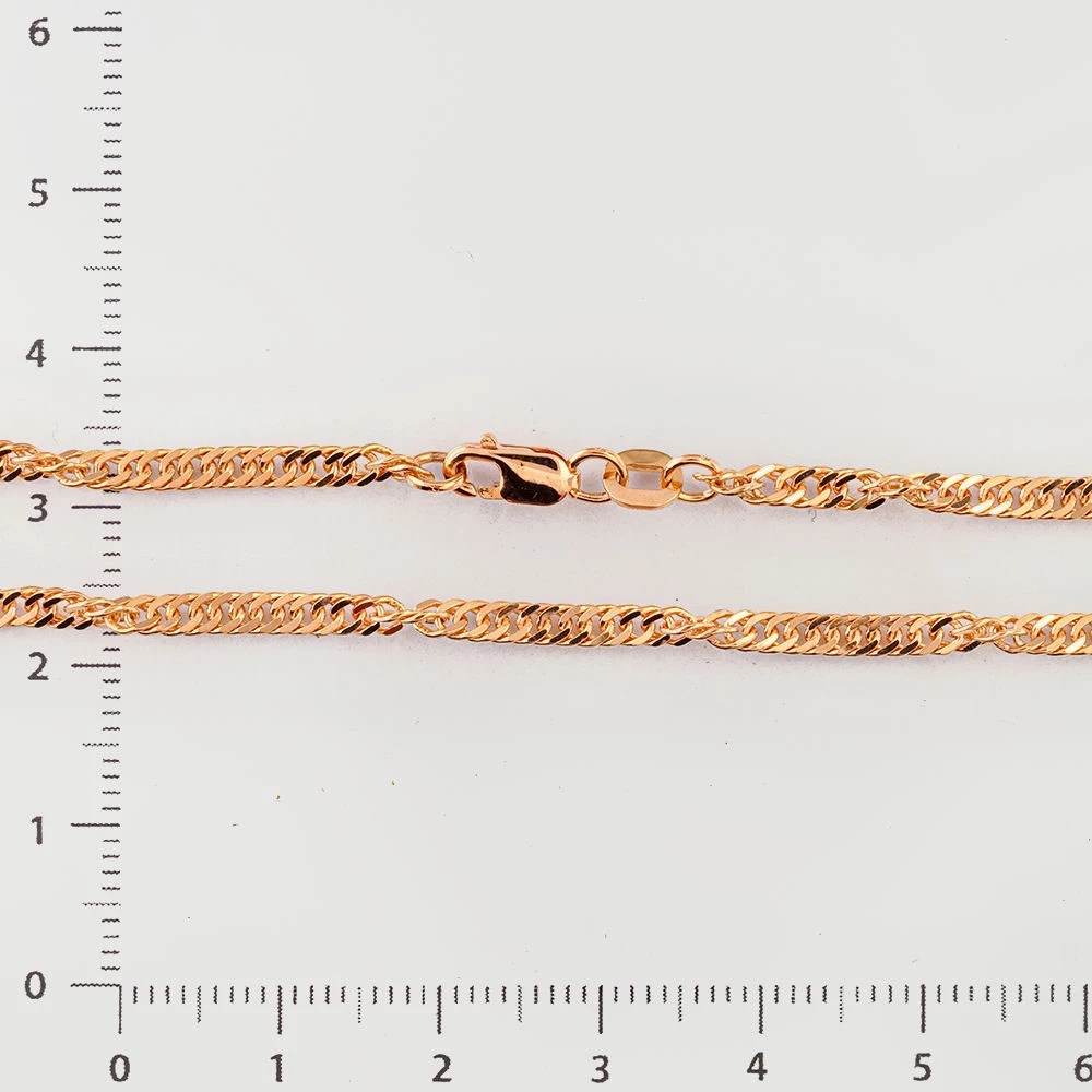 Браслет из красного золота 585 пробы