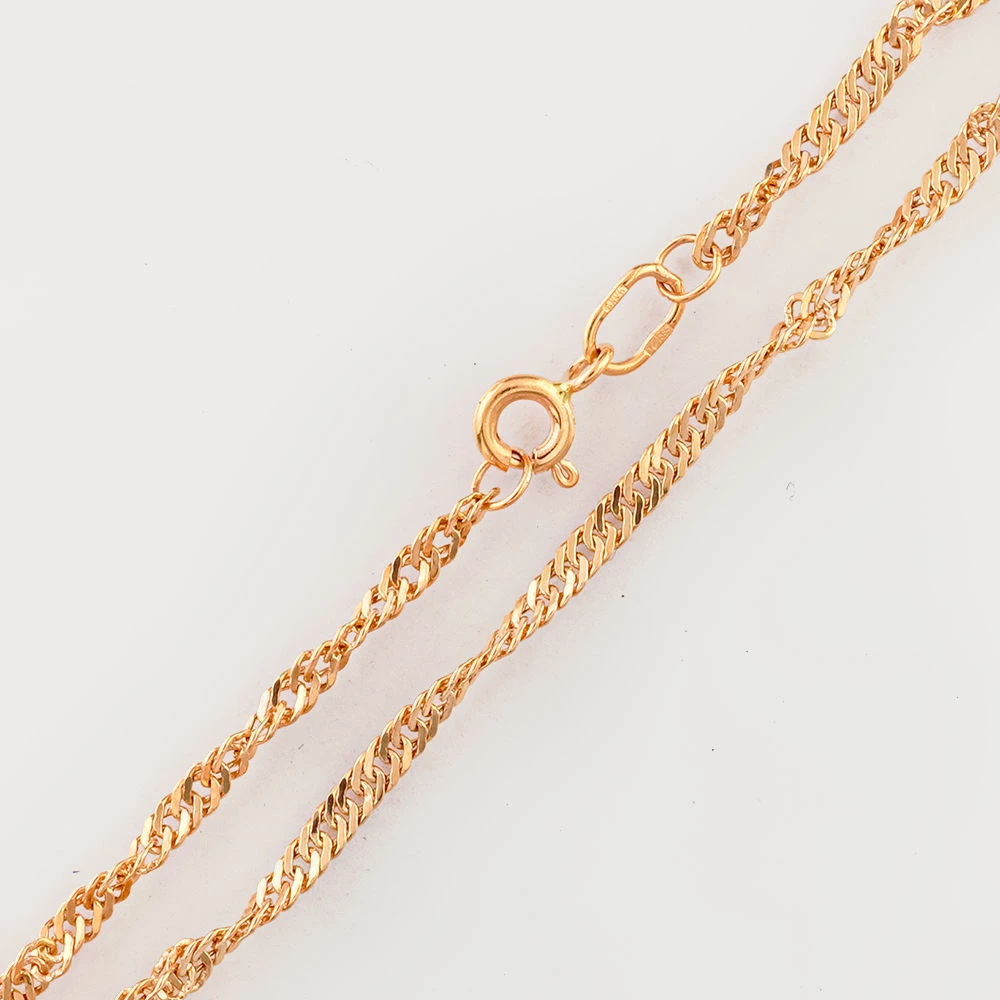 Браслет из красного золота 585 пробы