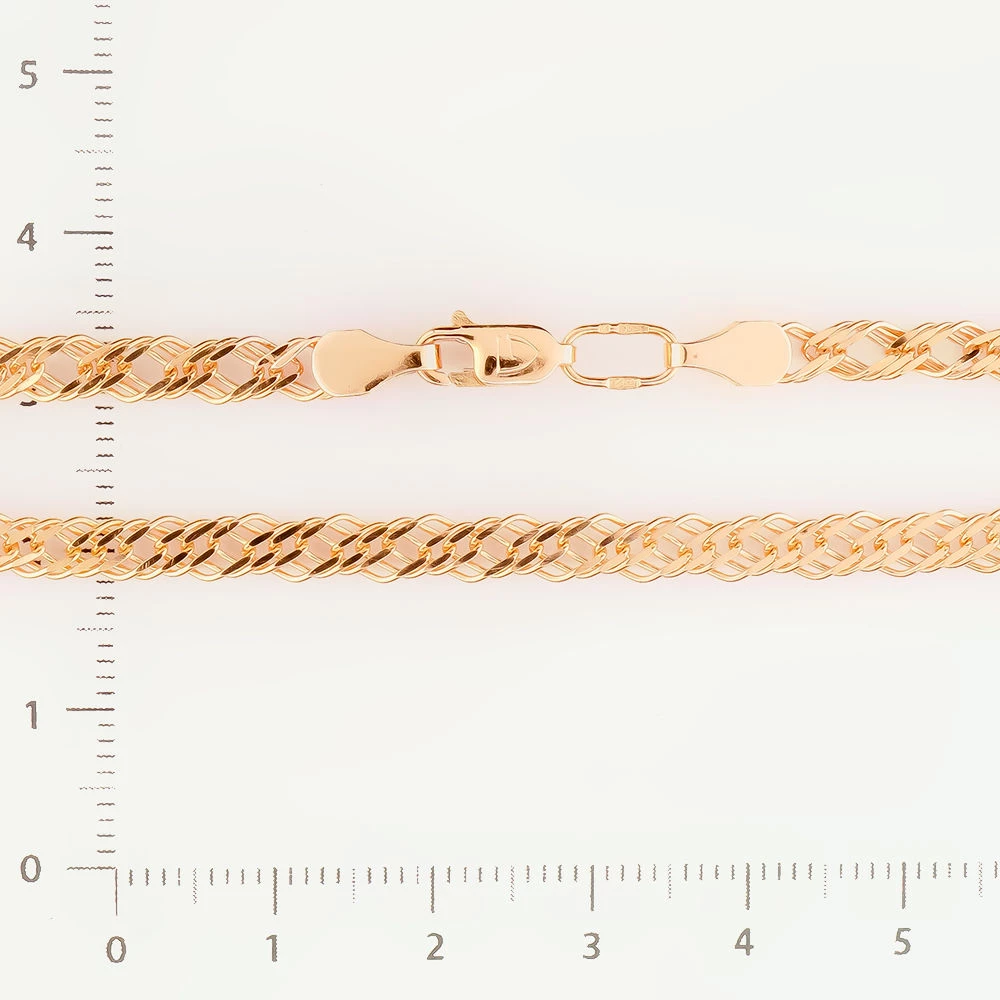 Браслет из красного золота 585 пробы