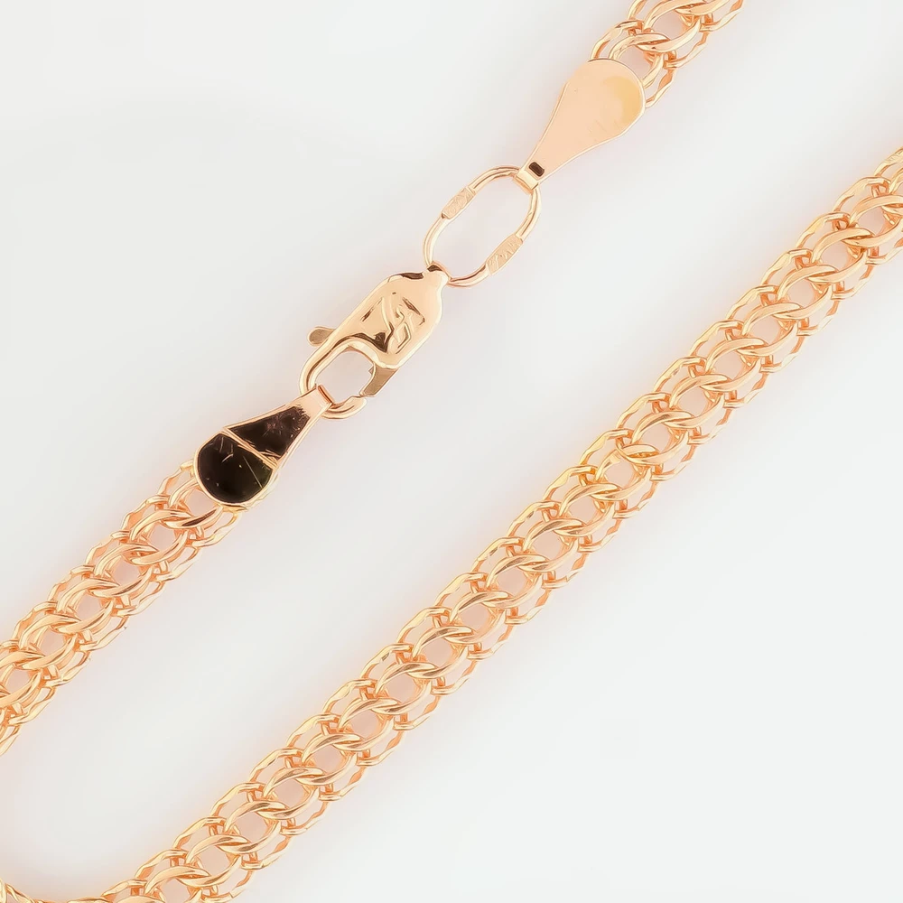 Браслет из красного золота 585 пробы