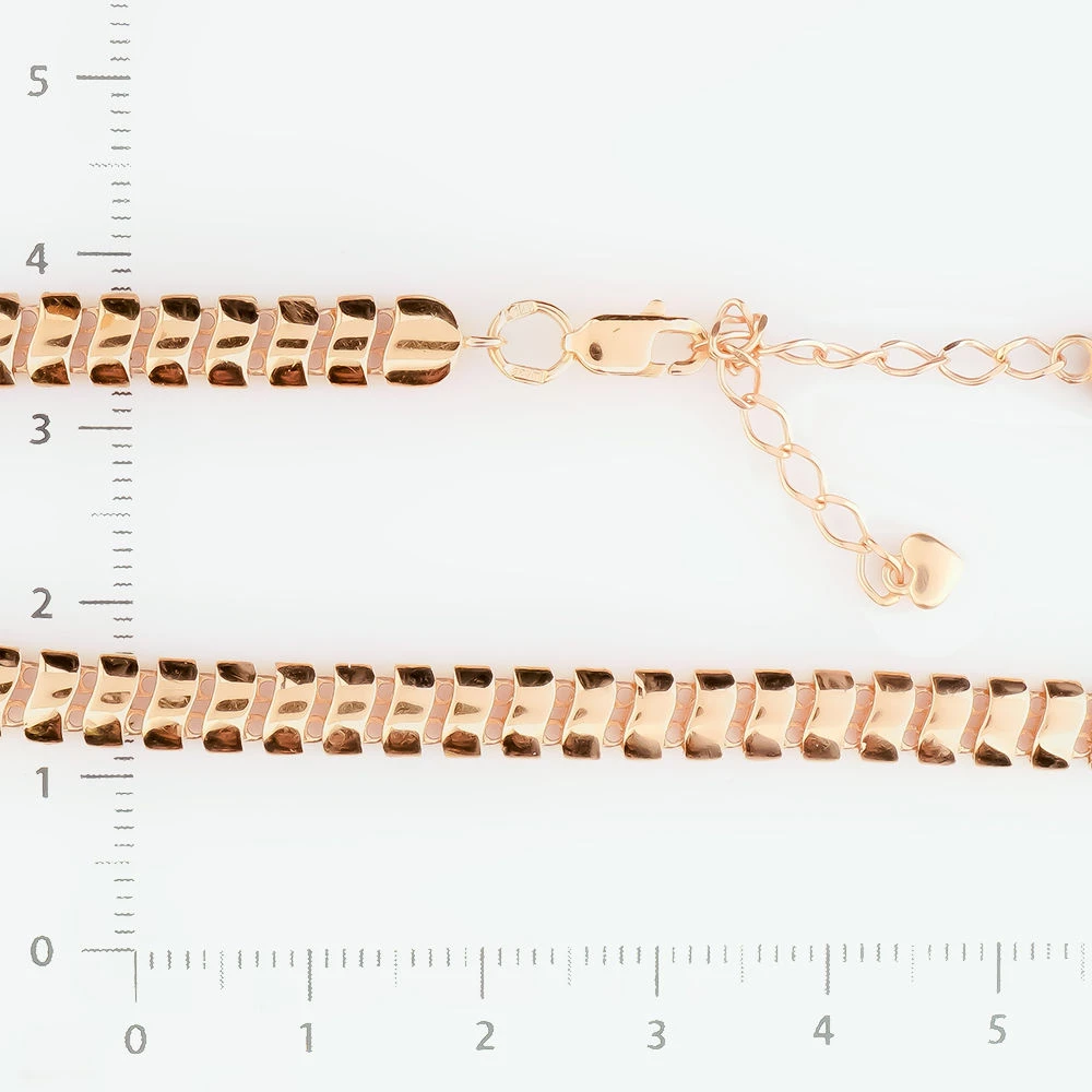 Браслет из красного золота 585 пробы