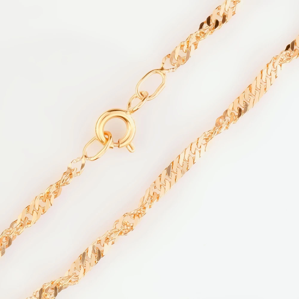 Браслет из красного золота 585 пробы