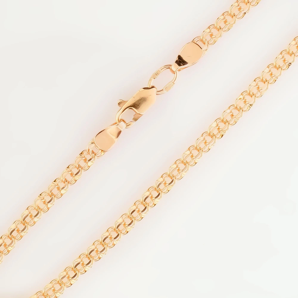 Браслет из красного золота 585 пробы