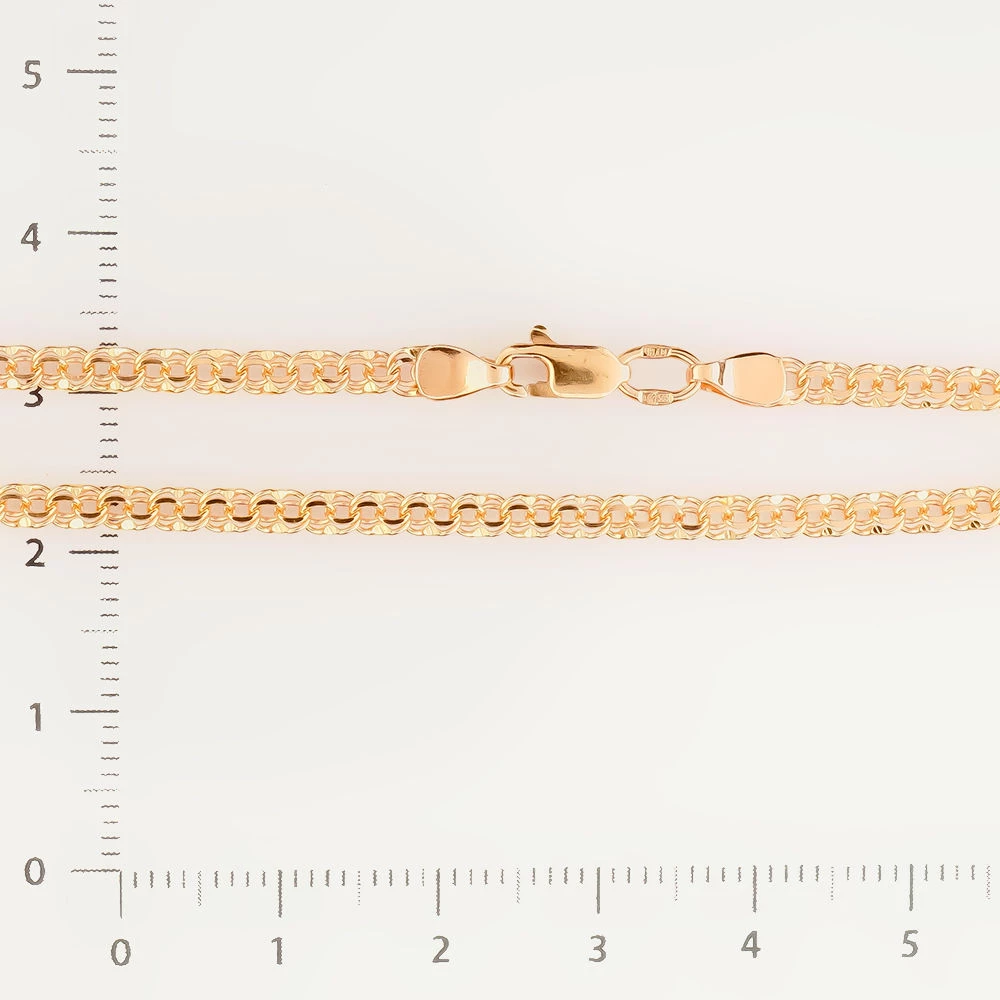 Браслет из красного золота 585 пробы