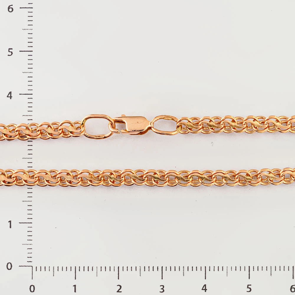 Браслет из красного золота 585 пробы