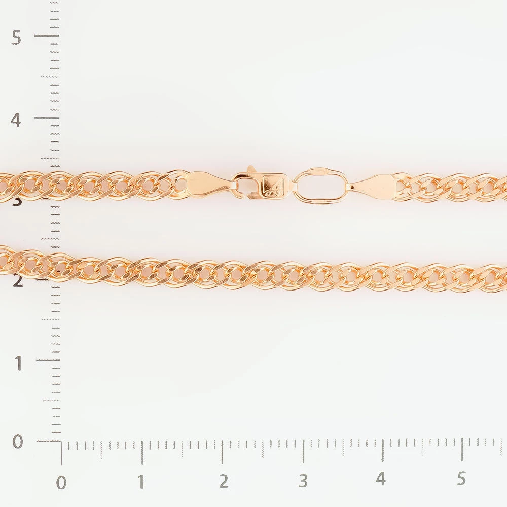 Браслет из красного золота 585 пробы