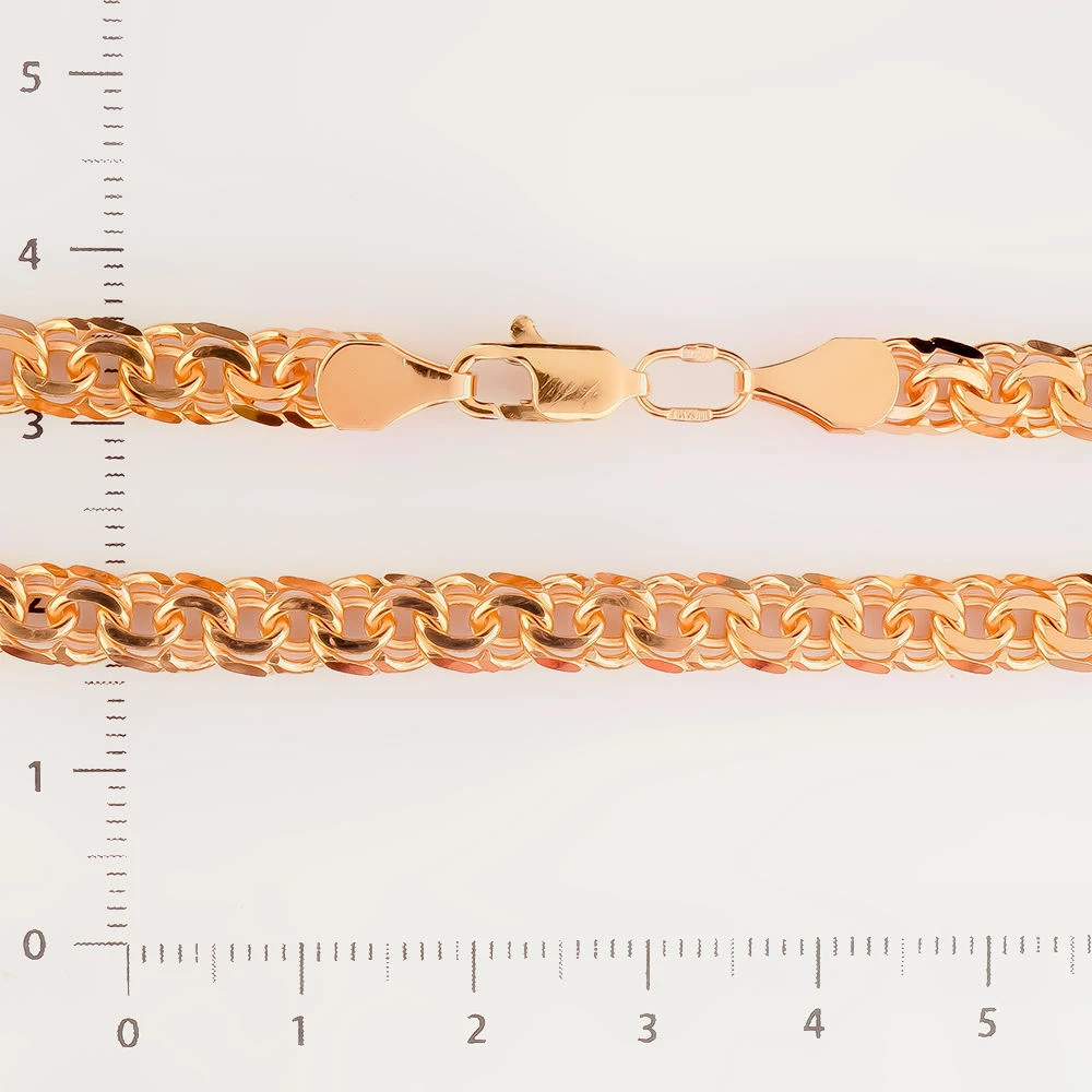 Браслет из красного золота 585 пробы