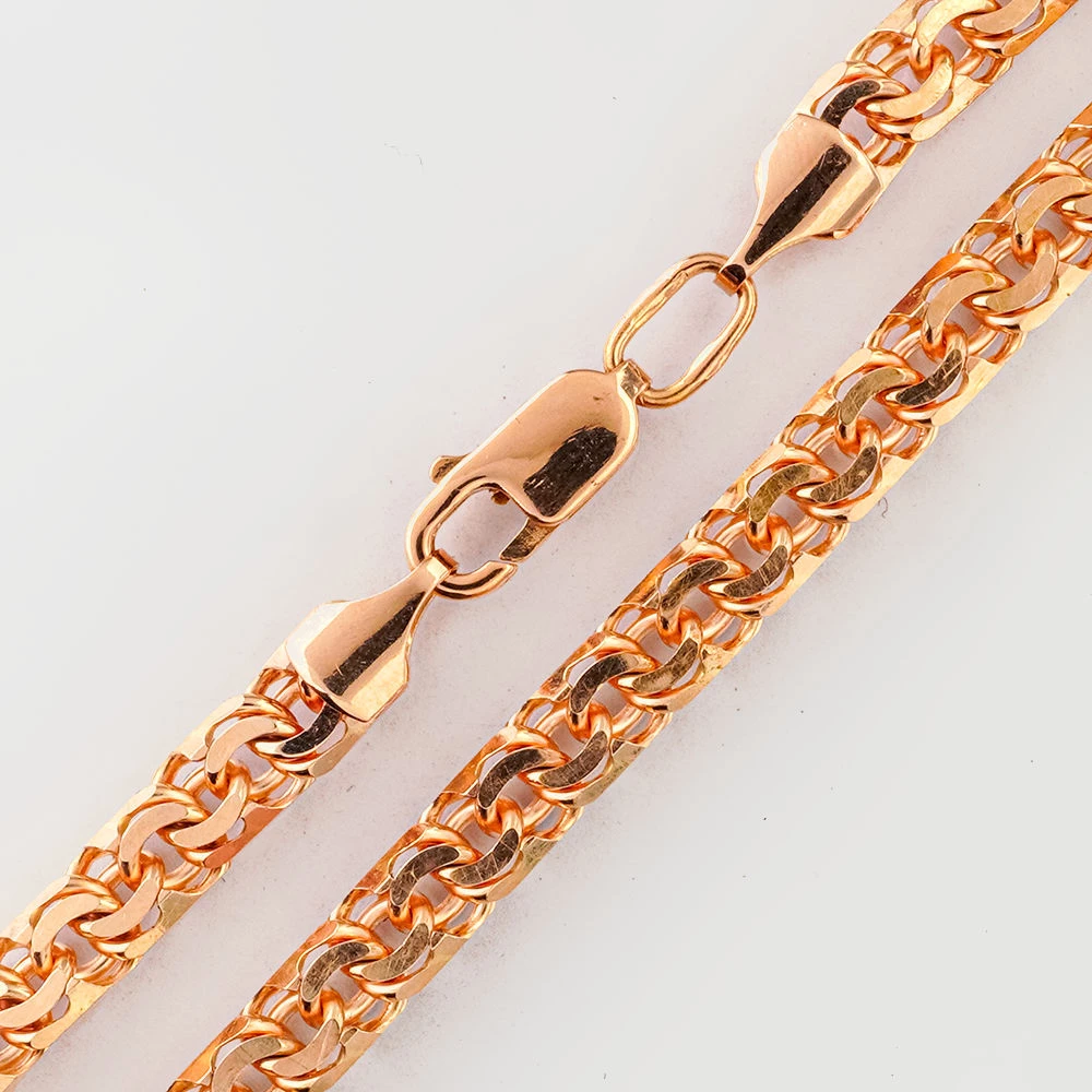 Браслет из красного золота 585 пробы