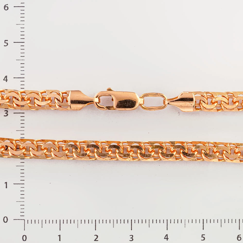 Браслет из красного золота 585 пробы