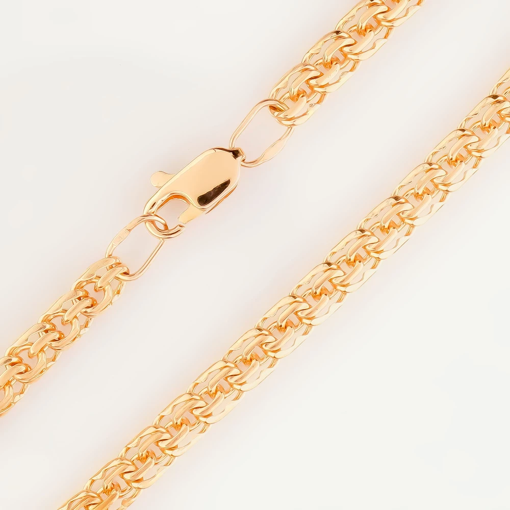 Браслет из красного золота 585 пробы