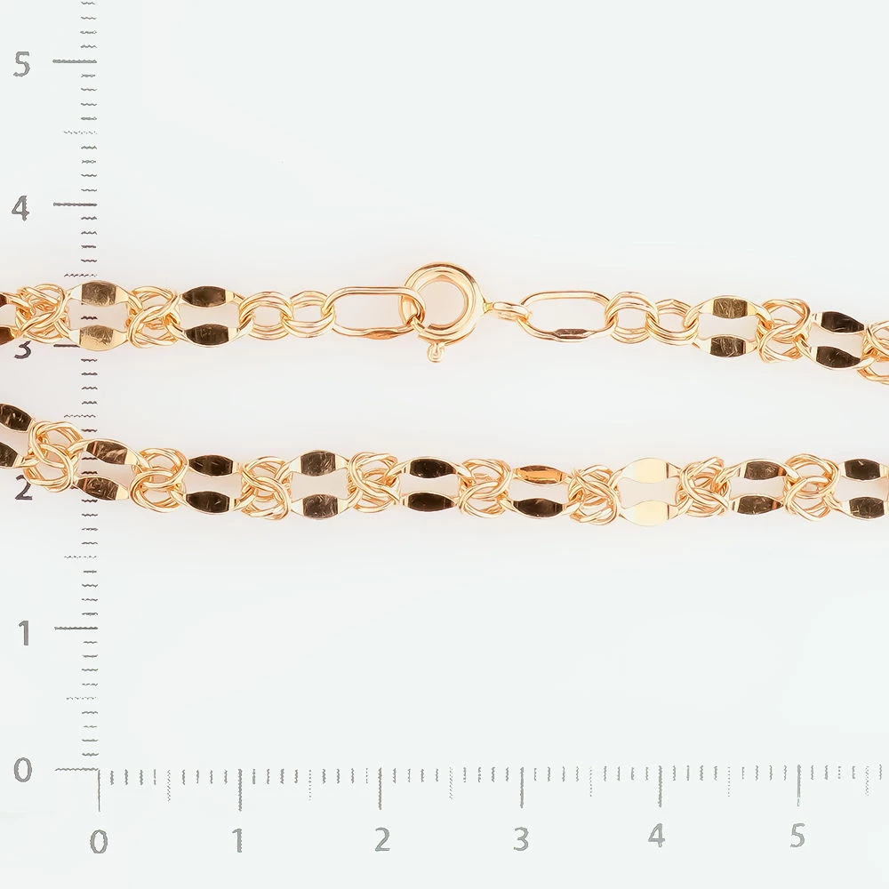 Браслет из красного золота 585 пробы