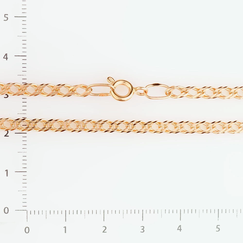 Браслет из красного золота 585 пробы