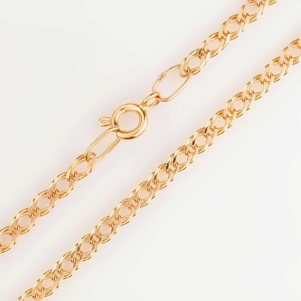 Браслет из красного золота 585 пробы