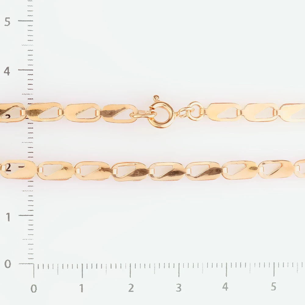 Браслет из красного золота 585 пробы