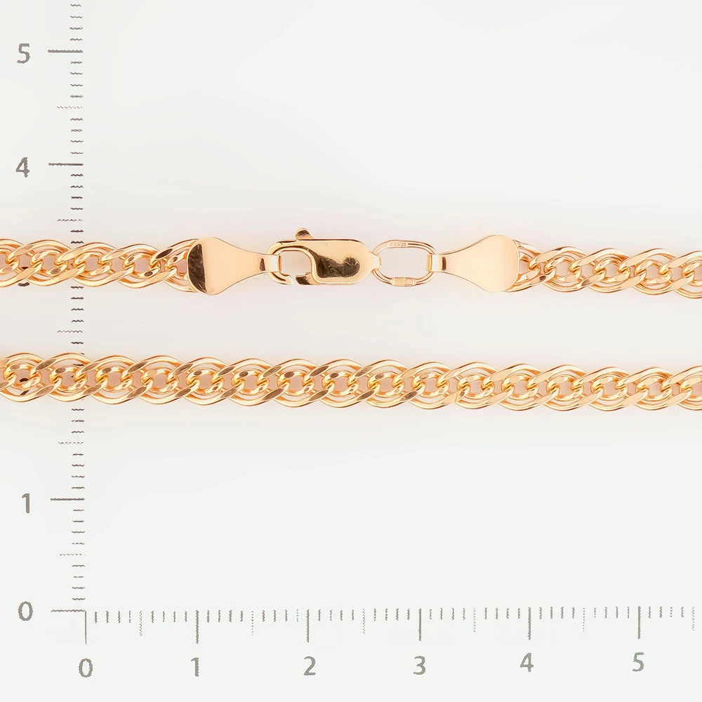 Браслет из красного золота 585 пробы