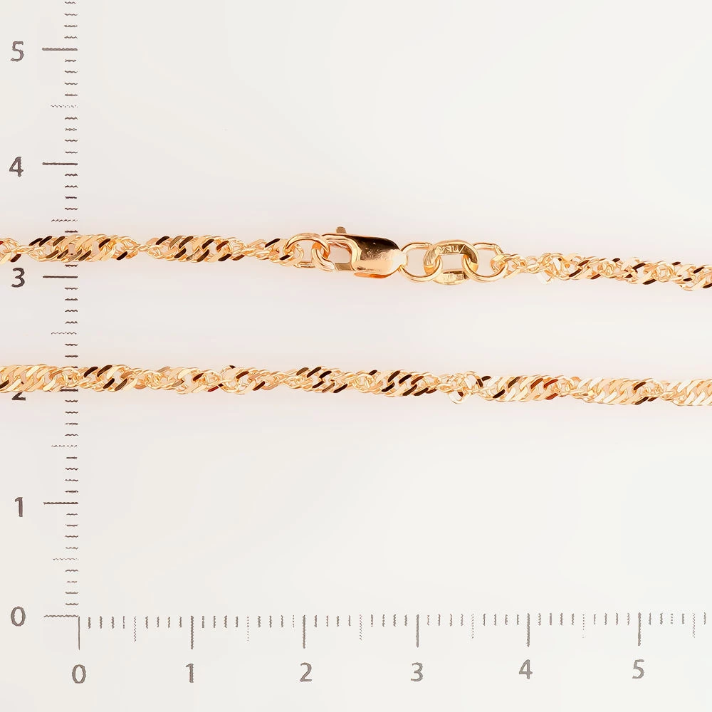 Браслет из красного золота 585 пробы