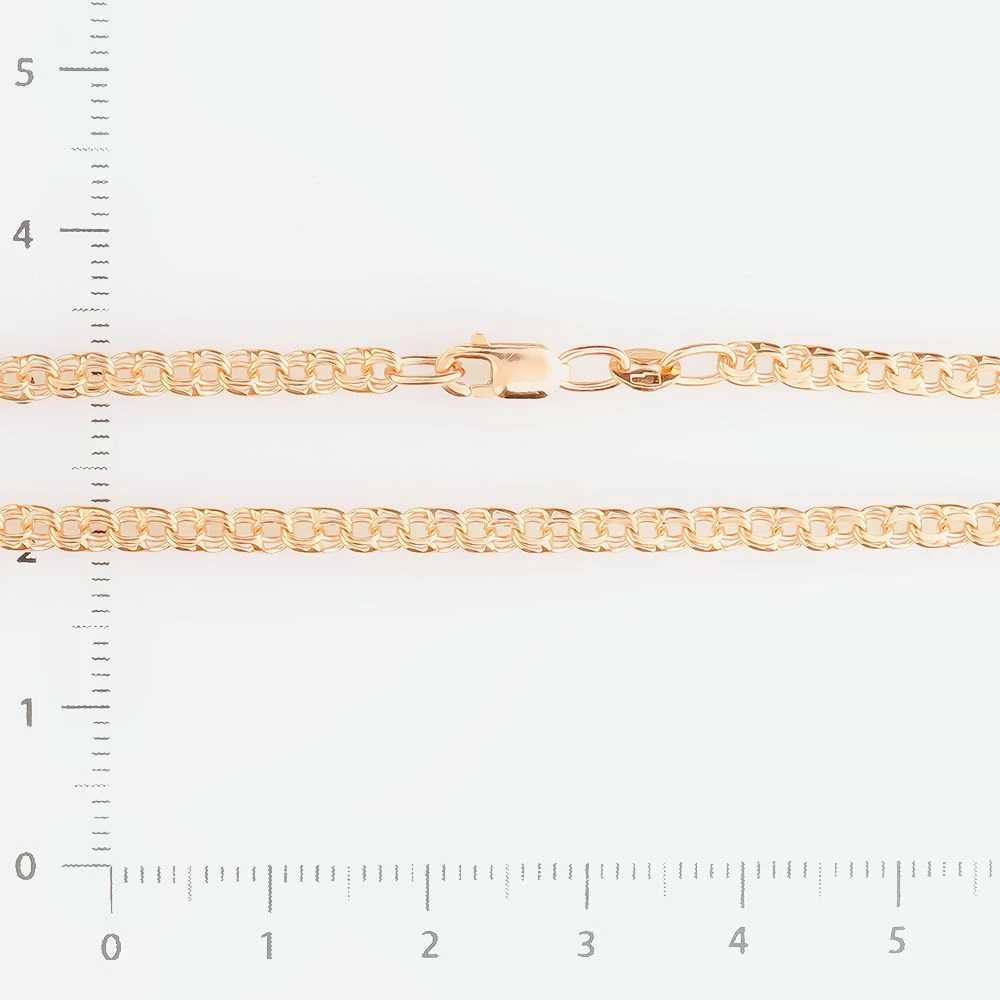 Браслет из красного золота 585 пробы