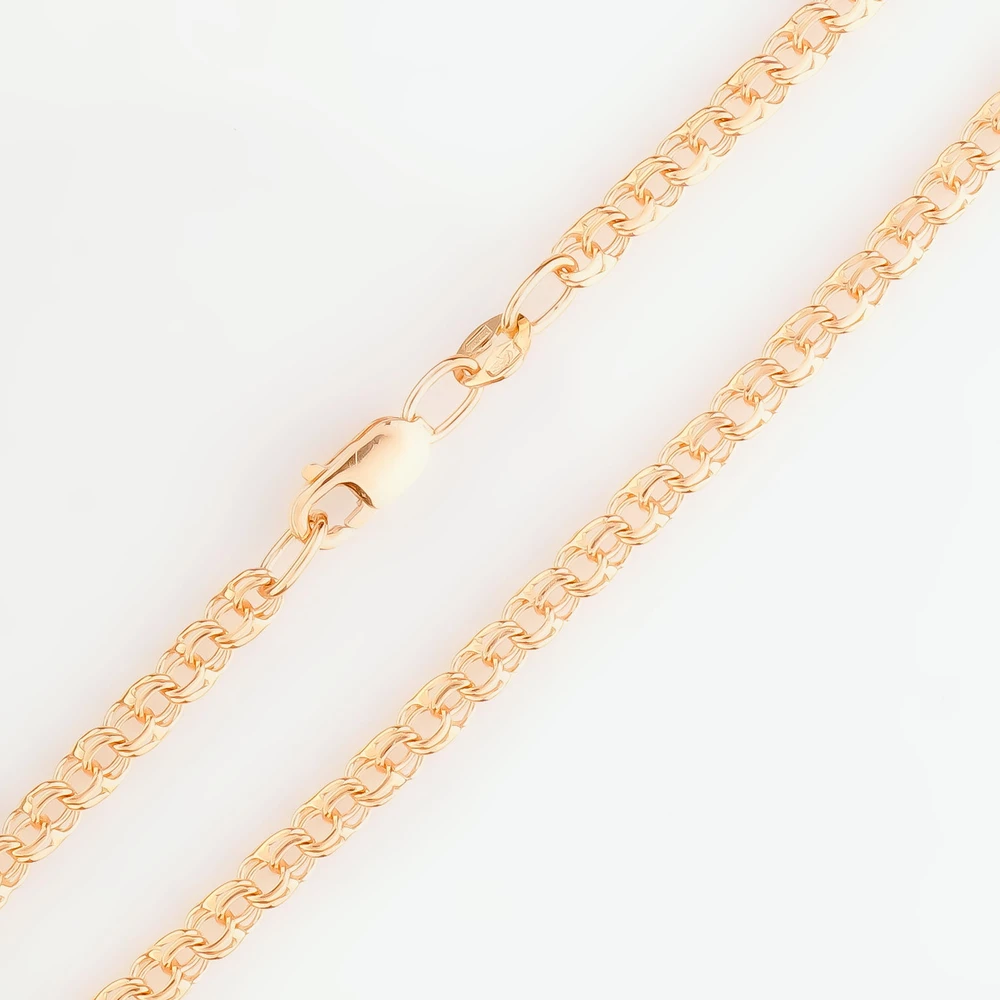 Браслет из красного золота 585 пробы