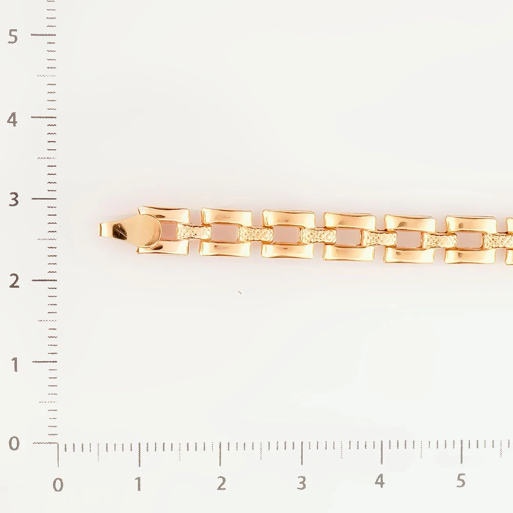 Браслет из красного золота 585 пробы