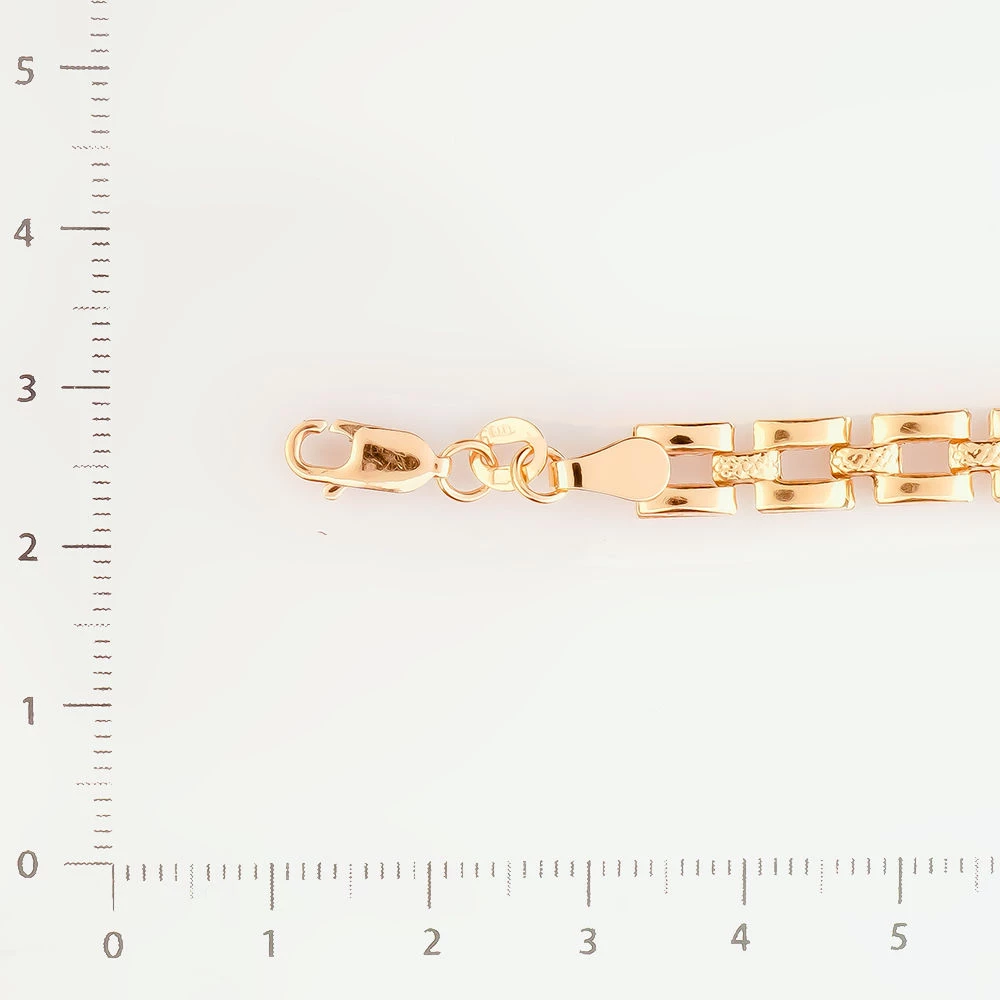 Браслет из красного золота 585 пробы