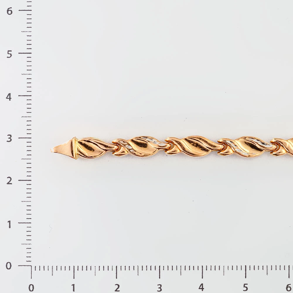 Браслет из красного золота 585 пробы