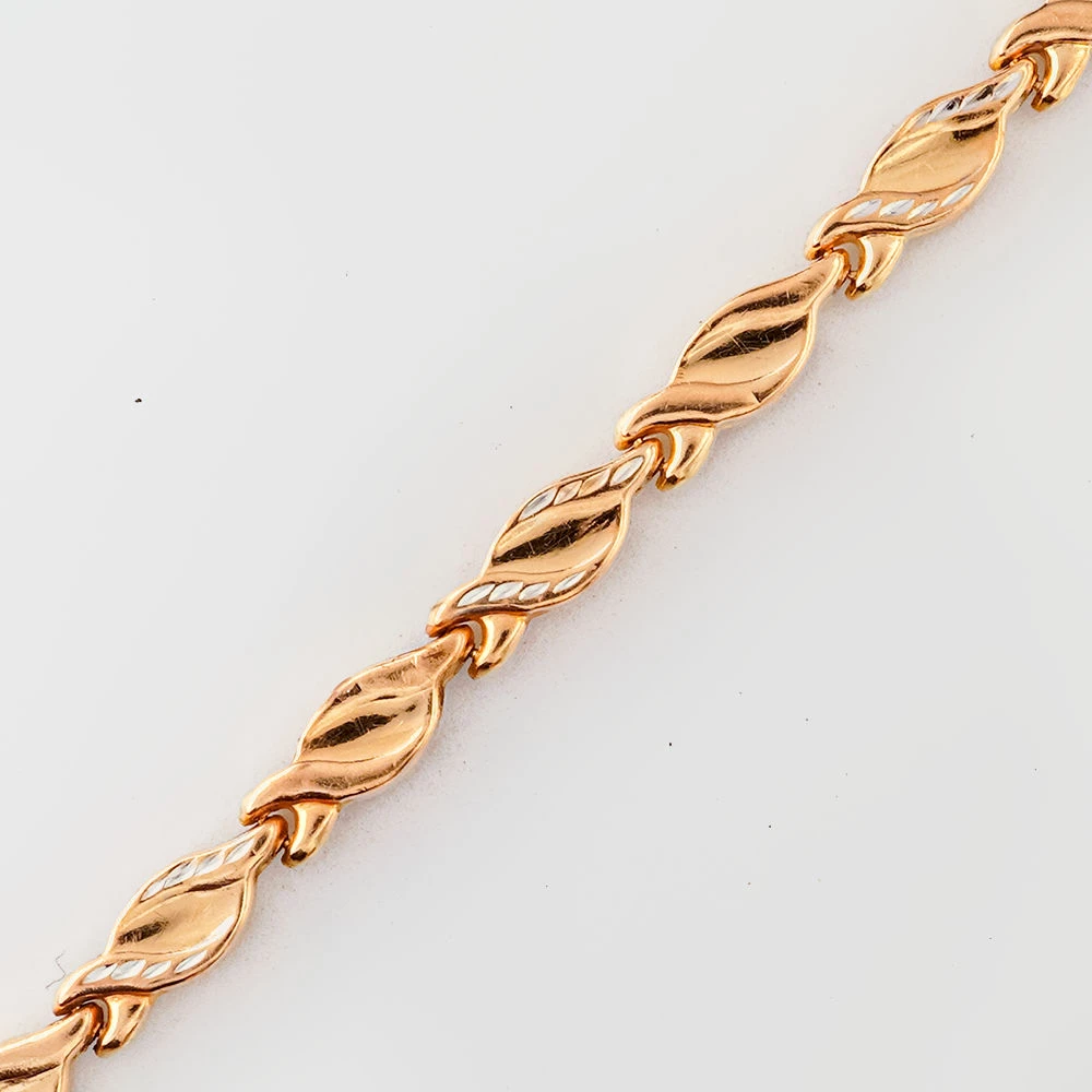 Браслет из красного золота 585 пробы