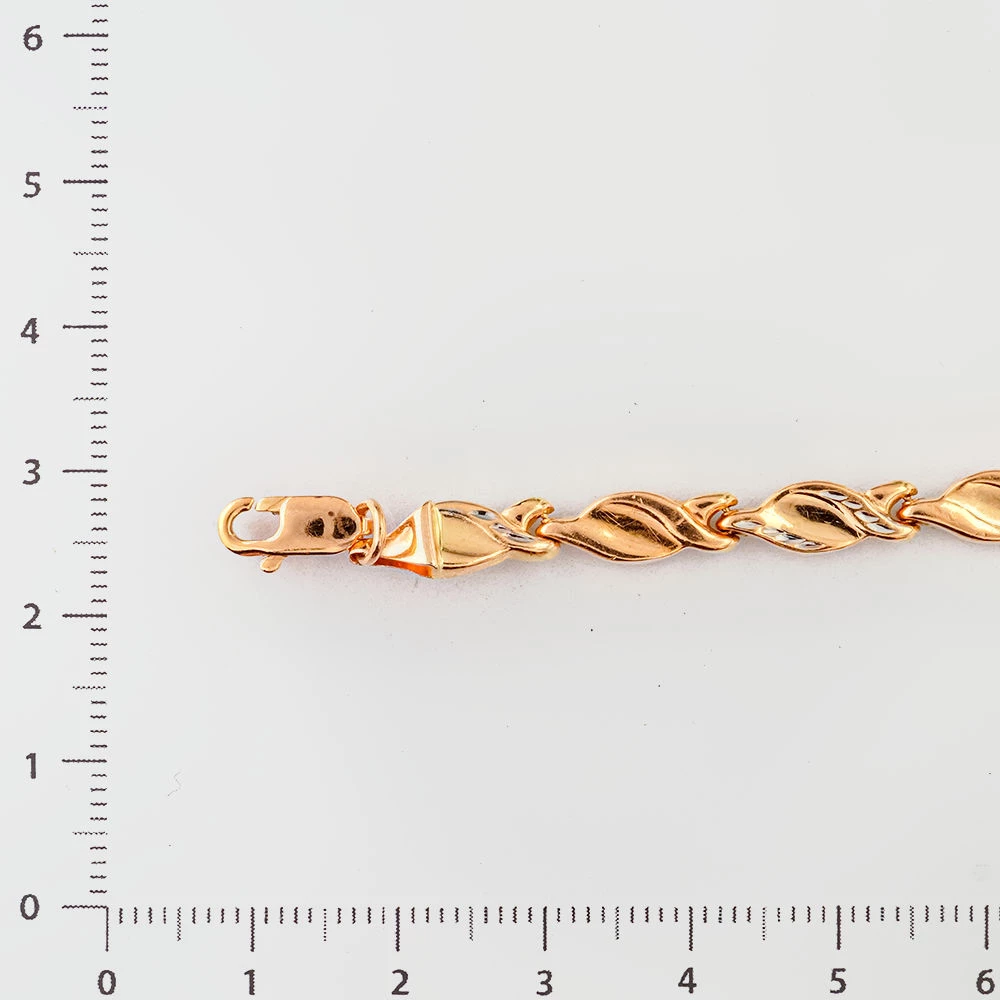 Браслет из красного золота 585 пробы