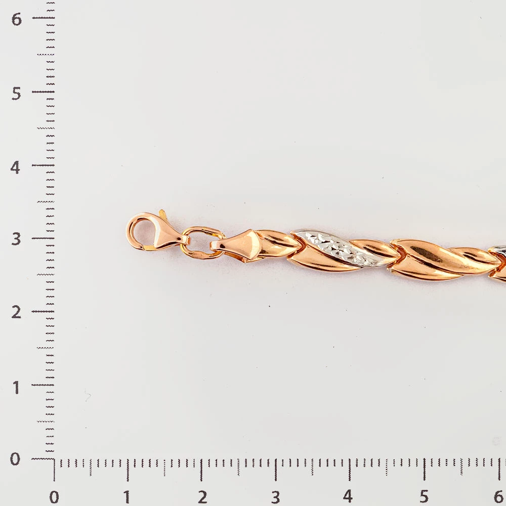 Браслет из красного золота 585 пробы