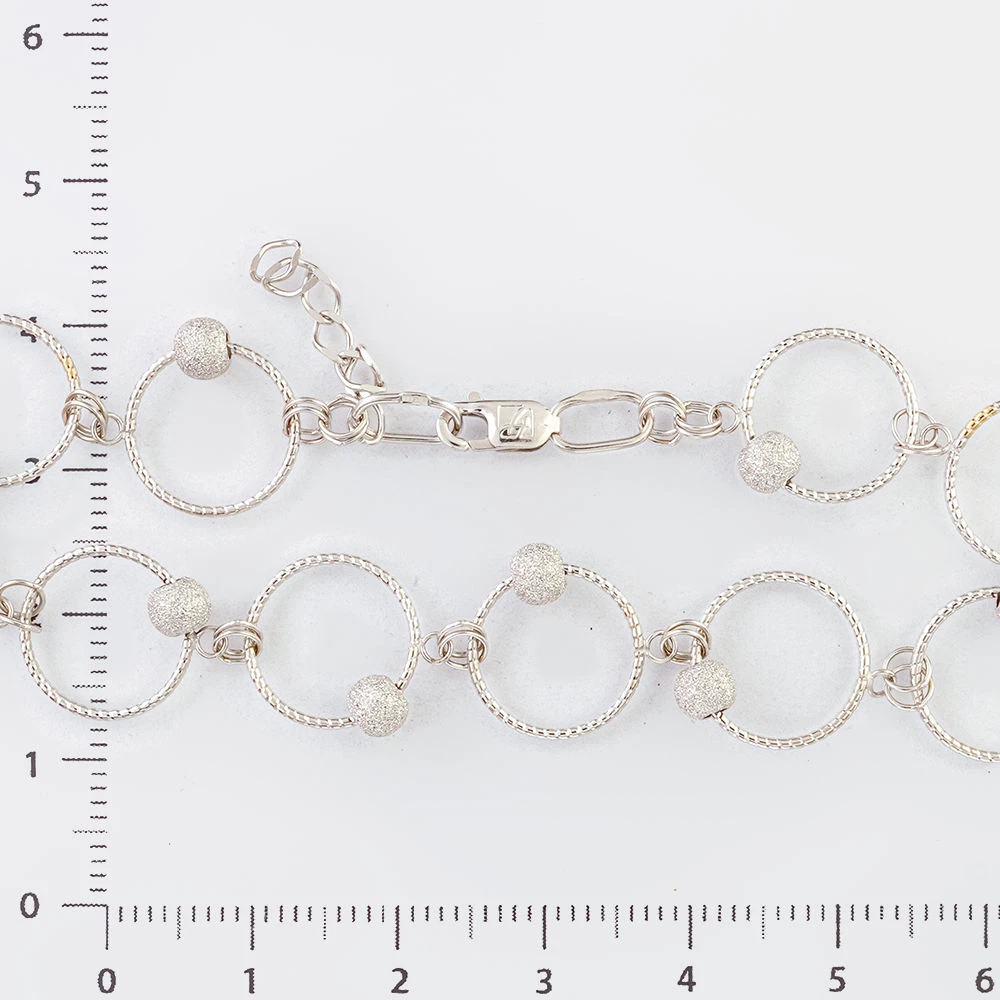 Браслет из белого золота 585 пробы