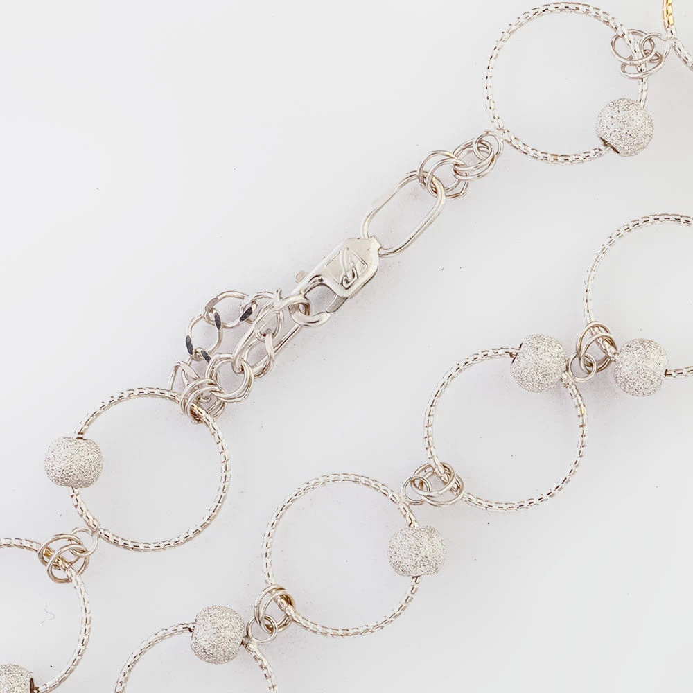 Браслет из белого золота 585 пробы