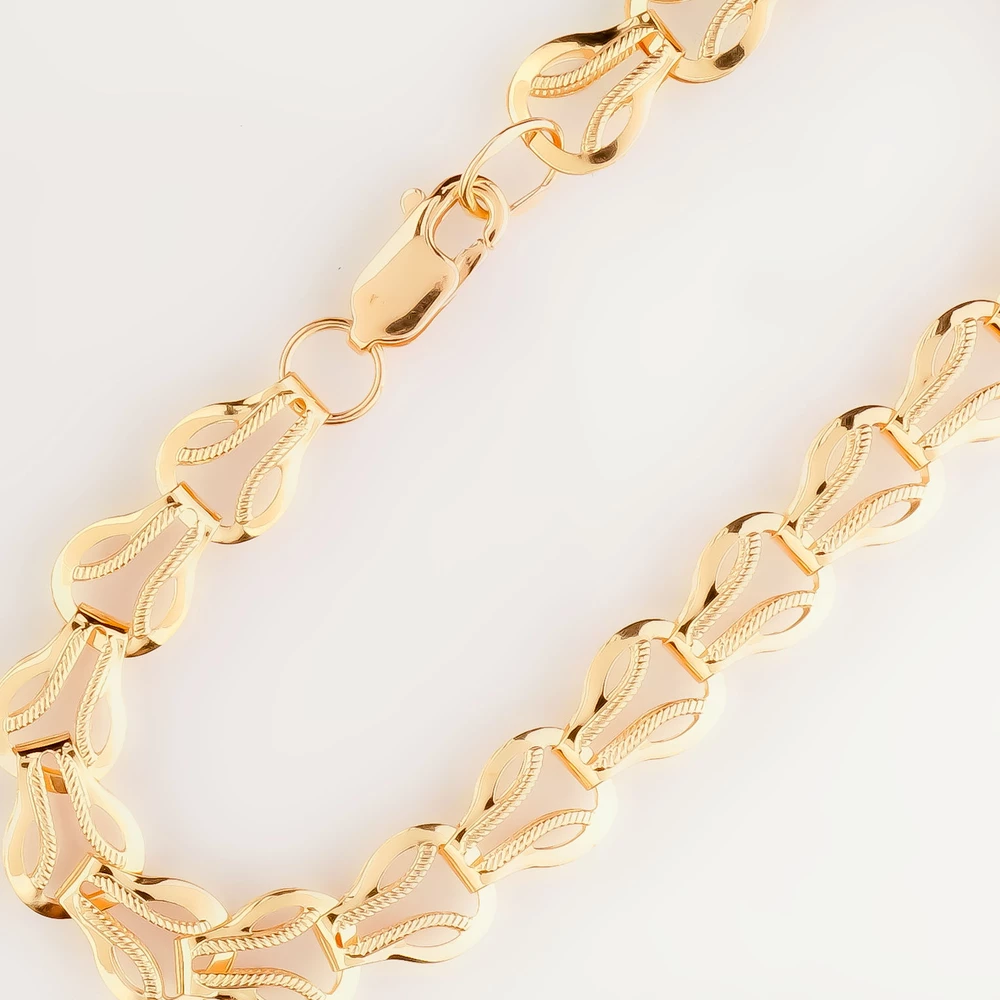 Браслет из красного золота 585 пробы