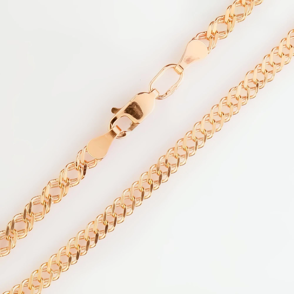 Браслет из красного золота 585 пробы