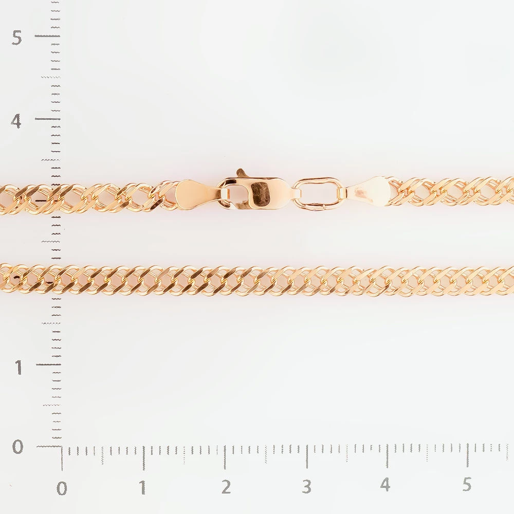 Браслет из красного золота 585 пробы