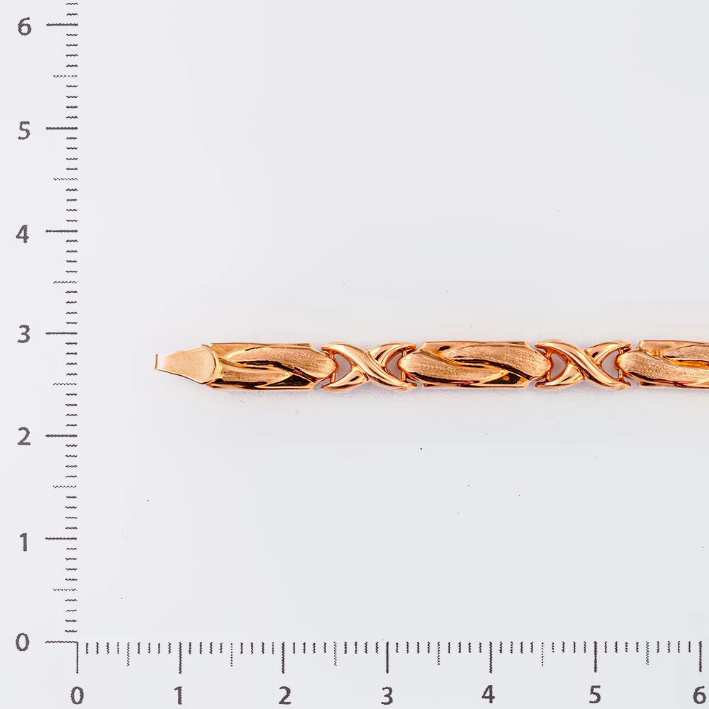 Браслет из красного золота 585 пробы