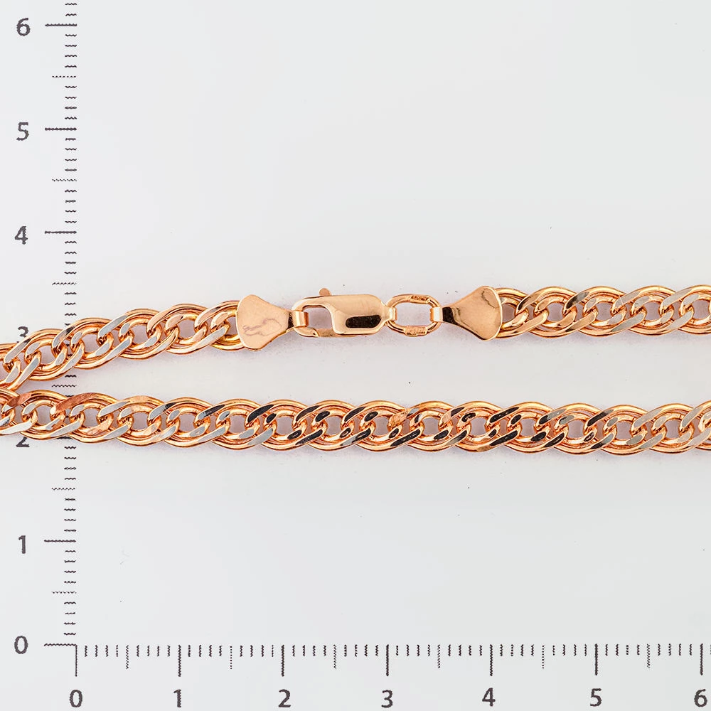 Браслет из красного золота 585 пробы